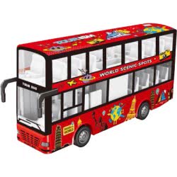 Toys-shop Choice Pull Back Alloy Bus With And Music 1Pcs JC098389 6990521983897