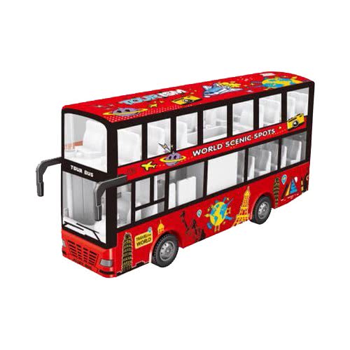 Toys-shop Choice Pull Back Alloy Bus With And Music 1Pcs JC098389 6990521983897