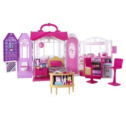 Mattel Σπιτάκι - Βαλιτσάκι Barbie CHF54 887961078558