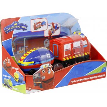 Auldey Toys Chuggington Pop Rescue Wilson Surprise Transformation Train Toy 890200 6911400407365