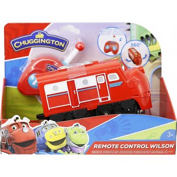 Auldey Toys Chuggington Eu Radio Rc Train Toy | 2-Button Remote Control | With Sounds And Talking Wilson, Red 890701 69114004074