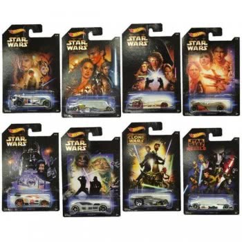 Mattel Hot Wheels Star Wars Αυτοκινητάκια CJY04 887961108248