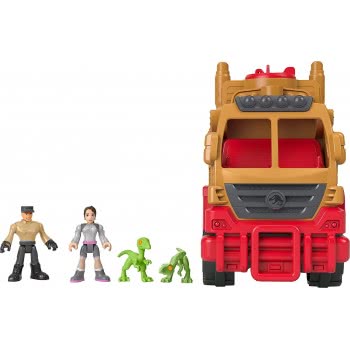 Mattel Imagine Jurassic World Camp Cretaceous Dinosaur Hauler And Yaz Picture Vehicle HCH97 194735010790