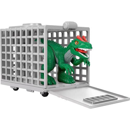 Mattel Jurassic World Imaginext Φορτηγό-Κλουβί Δεινοσαύρων και Γιαζ HCH97 194735010790