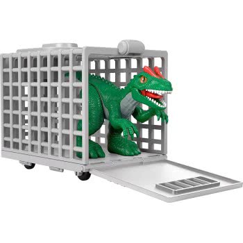 Mattel Jurassic World Imaginext Φορτηγό-Κλουβί Δεινοσαύρων και Γιαζ HCH97 194735010790
