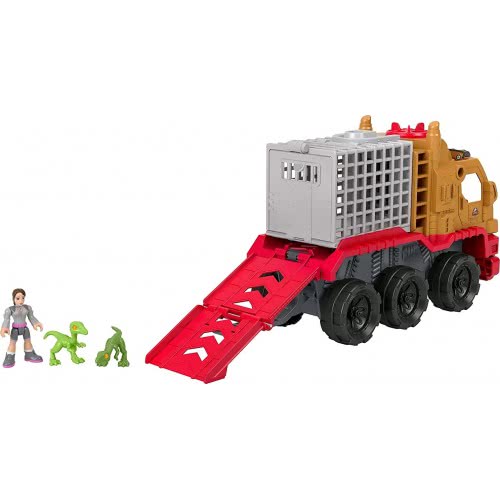 Mattel Imagine Jurassic World Camp Cretaceous Dinosaur Hauler And Yaz Picture Vehicle HCH97 194735010790