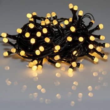 Epam 400 Χριστουγεννιάτικα Λαμπάκια LED Θερμό Λευκό 43Μ Σε Σειρά Με Μαύρο Καλώδιο XLMILKY400-BWW/31V 5203266064488