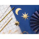 OEM Καλαμάκια Αστέρια Λευκό-Χρυσό (10Pcs) 19,5 Εκ. SPP5M-019 5902230714632