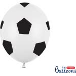 OEM Ποδόσφαιρο Μπαλόνια Balloons 30cm, Football, Pure White (6Pcs) SB14P-299-008B-6 5900779116443