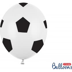 OEM Ποδόσφαιρο Μπαλόνια Balloons 30cm, Football, Pure White (6Pcs) SB14P-299-008B-6 5900779116443
