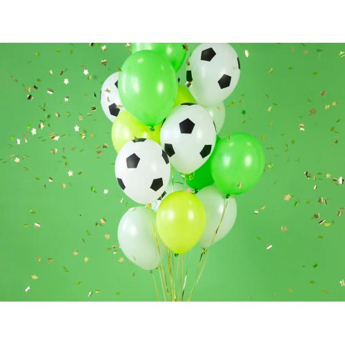 OEM Ποδόσφαιρο Μπαλόνια Balloons 30cm, Football, Pure White (6Pcs) SB14P-299-008B-6 5900779116443