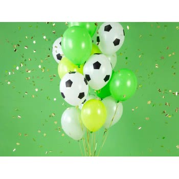 OEM Ποδόσφαιρο Μπαλόνια Balloons 30cm, Football, Pure White (6Pcs) SB14P-299-008B-6 5900779116443