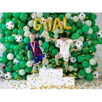 OEM Ποδόσφαιρο Μπαλόνια Balloons 30cm, Football, Pure White (6Pcs) SB14P-299-008B-6 5900779116443