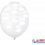 OEM Διαφανή Μπαλόνια Σύννεφα Λευκό 30cm, Clouds, Crystal Clear (6Pcs) SB14C-230-099-6 5901157493408