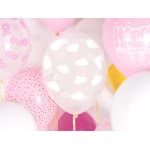 OEM Transparent Balloons 30cm, Clouds, Crystal Clear (6Pcs) SB14C-230-099-6 5901157493408