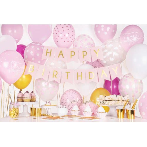 OEM Transparent Balloons 30cm, Clouds, Crystal Clear (6Pcs) SB14C-230-099-6 5901157493408