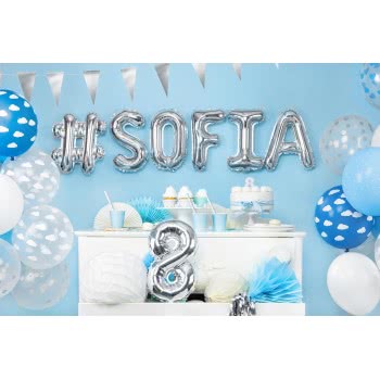 OEM Μπαλόνια 30cm, Σύννεφα Pastel Cornflower Μπλε SB14P-230-001-6 5901157494085