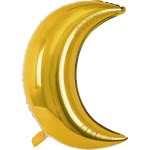 OEM Foil Balloon Moon, 60Cm Μπαλόνι Φεγγάρι Χρυσό FB16M-019 5900779104310