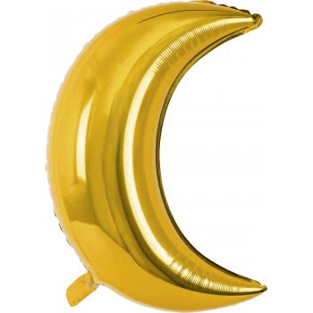 OEM Foil Balloon Moon, 60Cm Μπαλόνι Φεγγάρι Χρυσό FB16M-019 5900779104310
