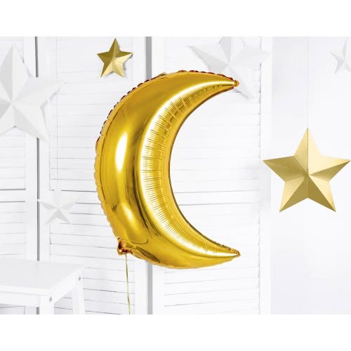 OEM Foil Balloon Moon, 60Cm Μπαλόνι Φεγγάρι Χρυσό FB16M-019 5900779104310