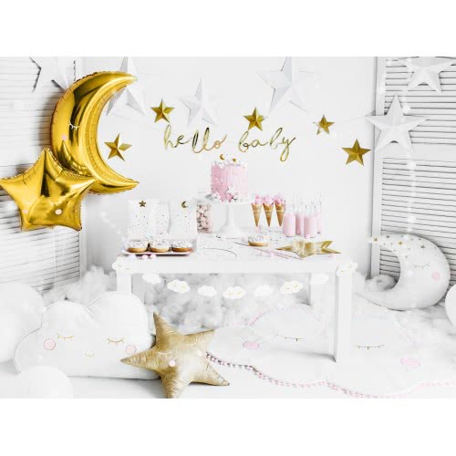 OEM Foil Balloon Moon, 60Cm, Gold FB16M-019 5900779104310