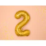 OEM Foil Μπαλόνι Αριθμός 2 35Cm, Χρυσό FB10M-2-019 5902230772526