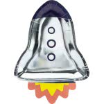 OEM Paper Plates Space Party - Rocket, 21.5X29.5Cm. TPP48 5900779101692