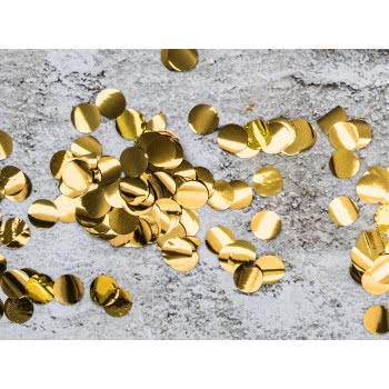 OEM Confetti Κύκλοι Χρυσό, 15G KONS45-019 5902230751408