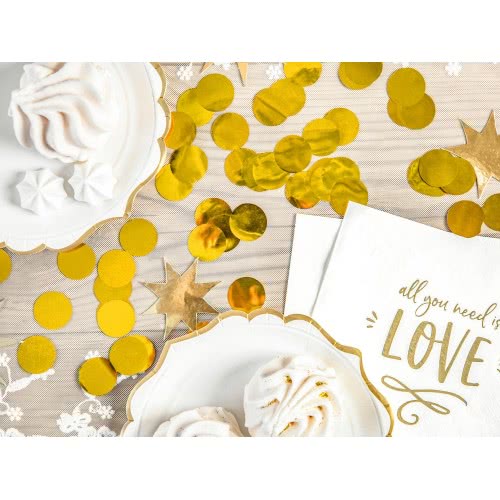 OEM Confetti Κύκλοι Χρυσό, 15G KONS45-019 5902230751408