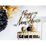 OEM Cake Topper Ευτυχισμένο Το Νέο Έτος, Gold, 24Εκ KPT32-019M 5902230767621