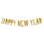 OEM Banner Happy New Year, Gold, 10 X 90 Cm GRL46-019M 5902230776128
