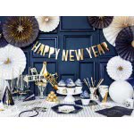 OEM Banner Happy New Year, 10 X 90 Cm Χρυσό GRL46-019M 5902230776128