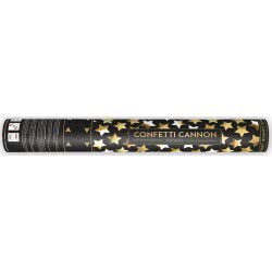 OEM Confetti cannon with stars, gold, 40cm Κανόνι Αστέρια Χρυσό TUKST40-019 5901157474902