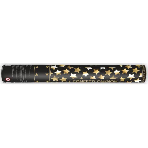 OEM Confetti cannon with stars, gold, 40cm Κανόνι Αστέρια Χρυσό TUKST40-019 5901157474902