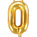 OEM Foil Μπαλόνι Αριθμός 0 35Cm Χρυσό FB10M-0-019 5902230772489