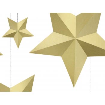 OEM Decoration Stars Gold (6Pcs) DWG1-019 5902230714281