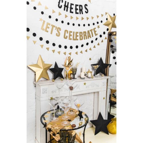 OEM Decoration Stars Gold (6Pcs) DWG1-019 5902230714281