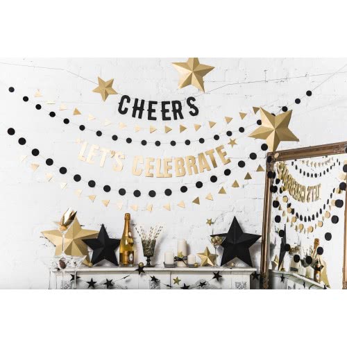 OEM Decoration Stars Gold (6Pcs) DWG1-019 5902230714281