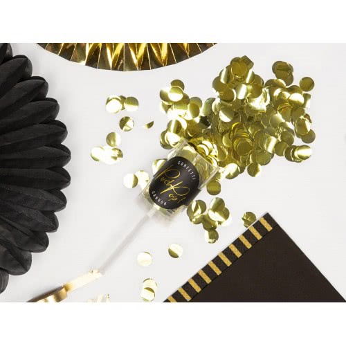 OEM Confetti Push Pop, Gold PPK5-019 5902230759732