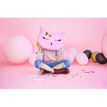OEM Pinata Cat Πινιάτα Γάτα Ροζ PIN11 5900779117174