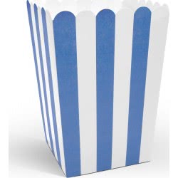 OEM Popcorn Κύπελλα Μπλε Ριγέ (6Pcs) POP7 5902230712287