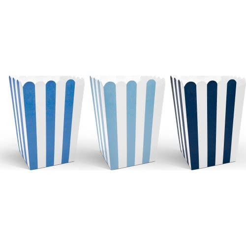OEM Popcorn Cups Blue Striped (6Pcs) POP7 5902230712287