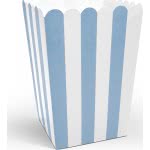OEM Popcorn Κύπελλα Μπλε Ριγέ (6Pcs) POP7 5902230712287