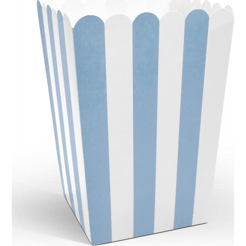 OEM Popcorn Κύπελλα Μπλε Ριγέ (6Pcs) POP7 5902230712287