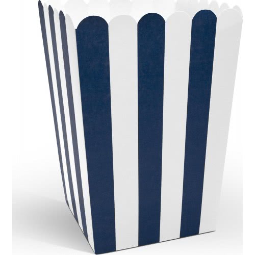 OEM Popcorn Κύπελλα Μπλε Ριγέ (6Pcs) POP7 5902230712287