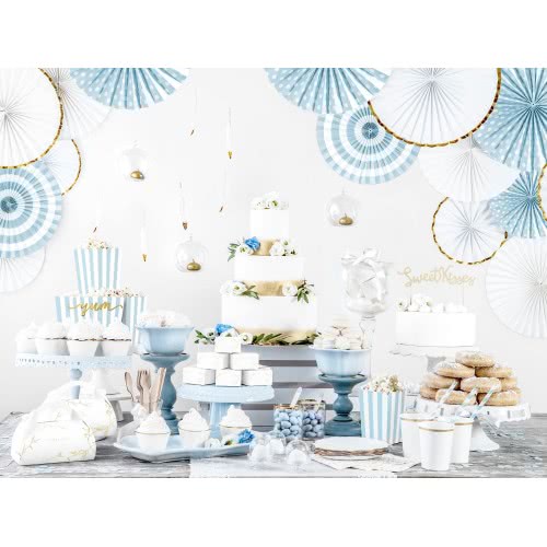 OEM Popcorn Cups Blue Striped (6Pcs) POP7 5902230712287