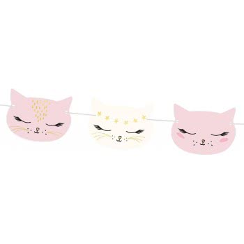 OEM Garland Cats Pink-White Cat Collection GL11 5900779101593