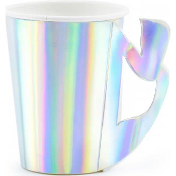 OEM Paper Cups Mermaid, Iridescent, 220Ml KPP43-017-EU3 5900779189881