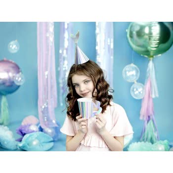 OEM Paper Cups Mermaid, Iridescent, 220Ml KPP43-017-EU3 5900779189881