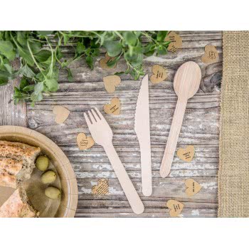 OEM Wooden Cutlery (18Pcs) Woodland SDR2 5902230729407